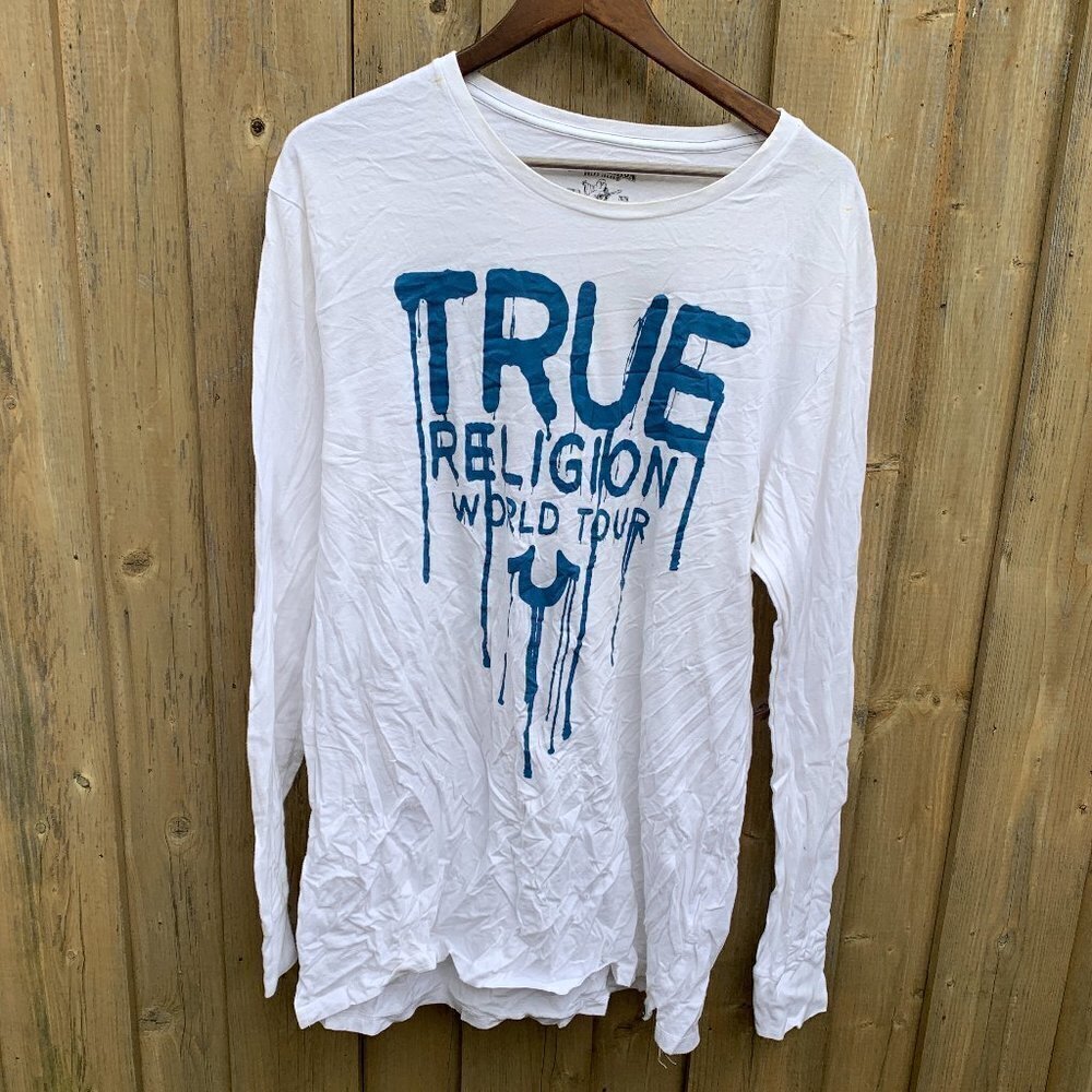 True Religion BIG LOGO T Shirt XL